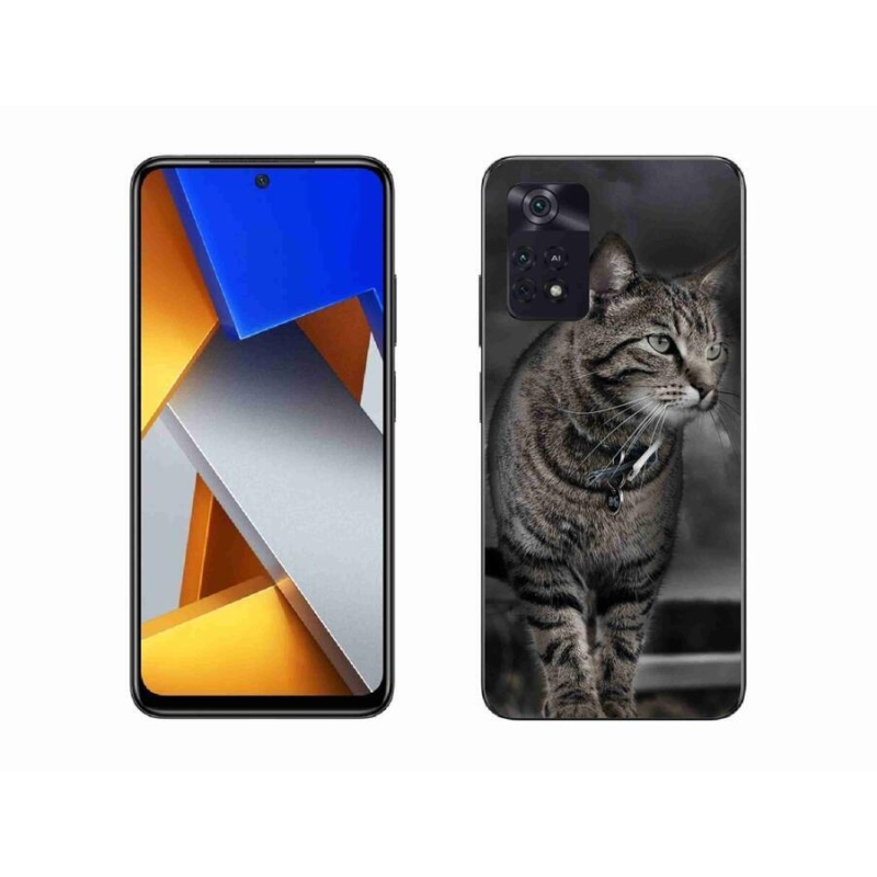 Gél borítás mmCase a Xiaomi Poco M4 Pro 4G-hez - macska