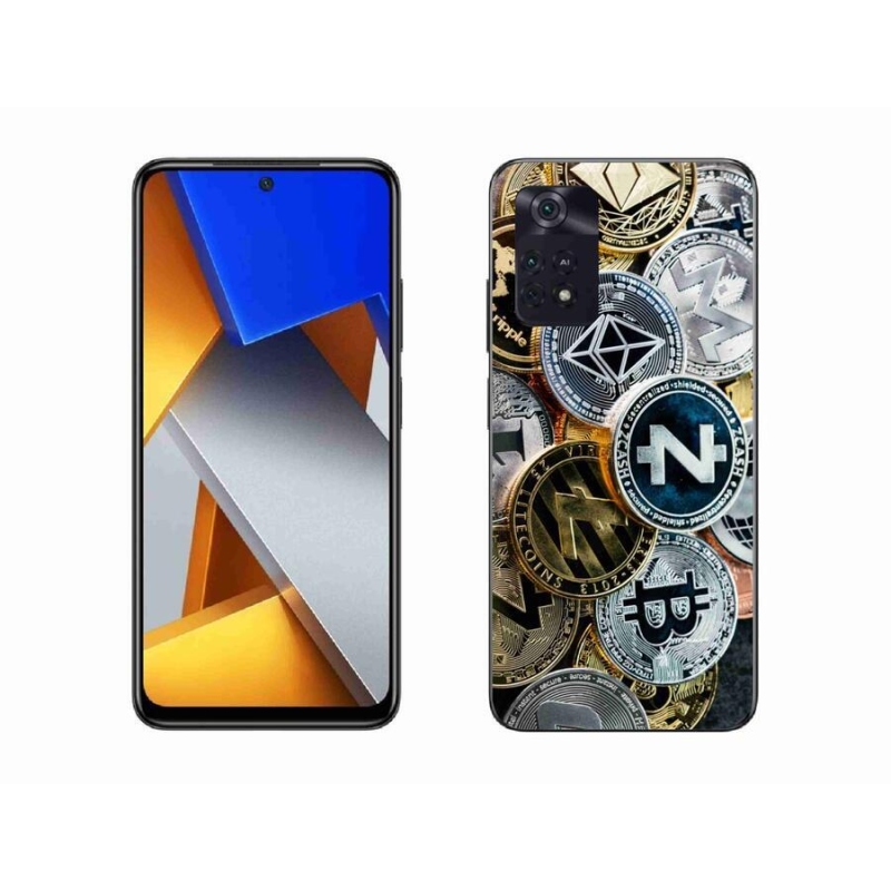 Gél borítás mmCase a Xiaomi Poco M4 Pro 4G számára - kriptovaluták