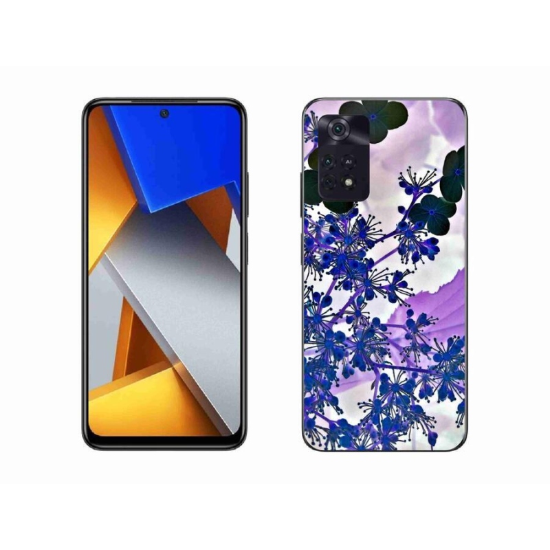 Gél borítás mmCase a Xiaomi Poco M4 Pro 4G-hez - hortenzia virág