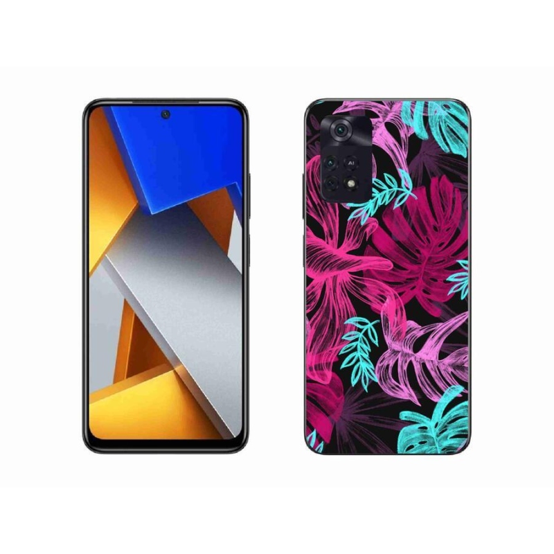 Gél borítás mmCase a Xiaomi Poco M4 Pro 4G-hez - virágok 1