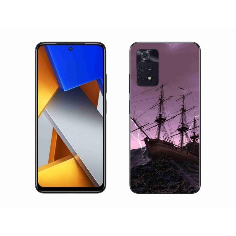 Gél borítás mmCase a Xiaomi Poco M4 Pro 4G-hez - hajó a viharban