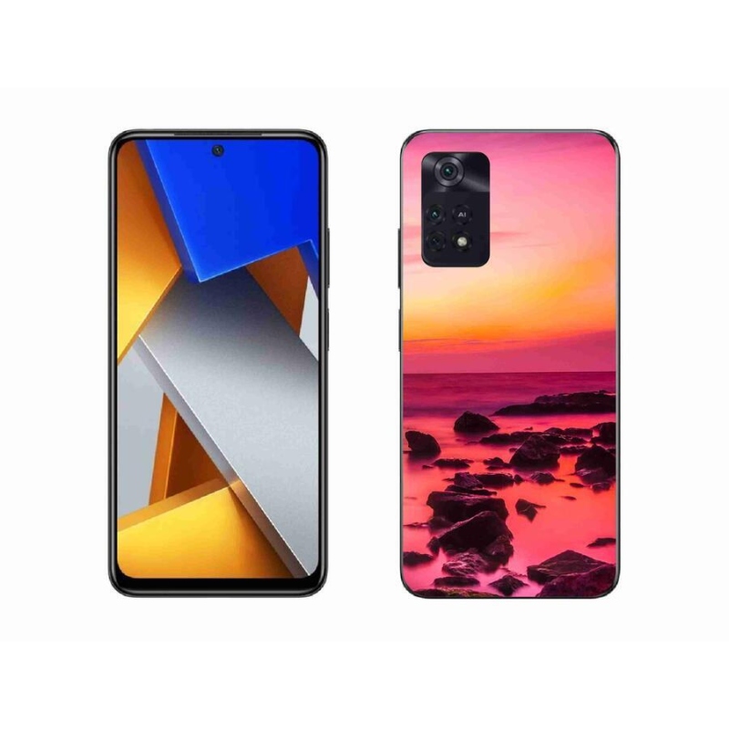 Gél borítás mmCase a Xiaomi Poco M4 Pro 4G-hez - tenger és ragyogás