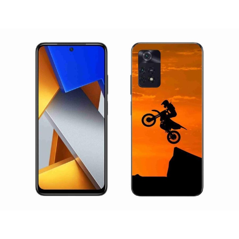 Gél borítás mmCase a Xiaomi Poco M4 Pro 4G számára - motocross