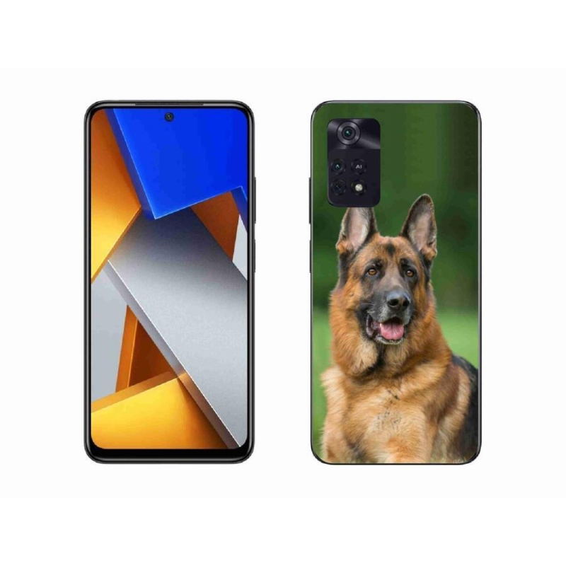 Gél borítás mmCase a Xiaomi Poco M4 Pro 4G-hez - Német juhászkutya