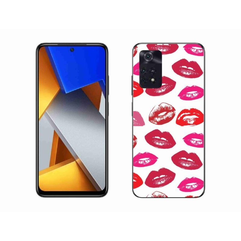 Gél borítás mmCase a Xiaomi Poco M4 Pro 4G készülékhez - ajkak