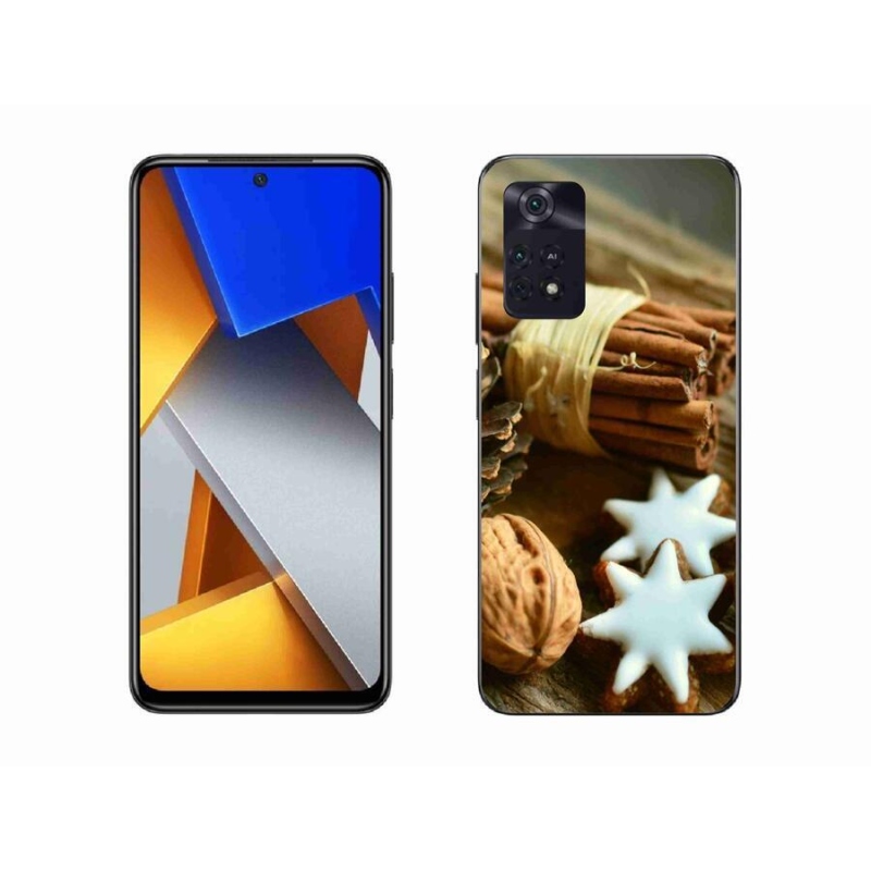 Gél borítás mmCase a Xiaomi Poco M4 Pro 4G-hez - fahéj és mézeskalács