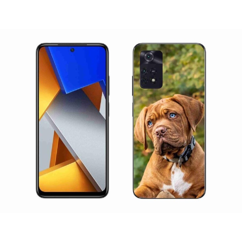 Gél borítás mmCase a Xiaomi Poco M4 Pro 4G-hez - kölyökkutyakék