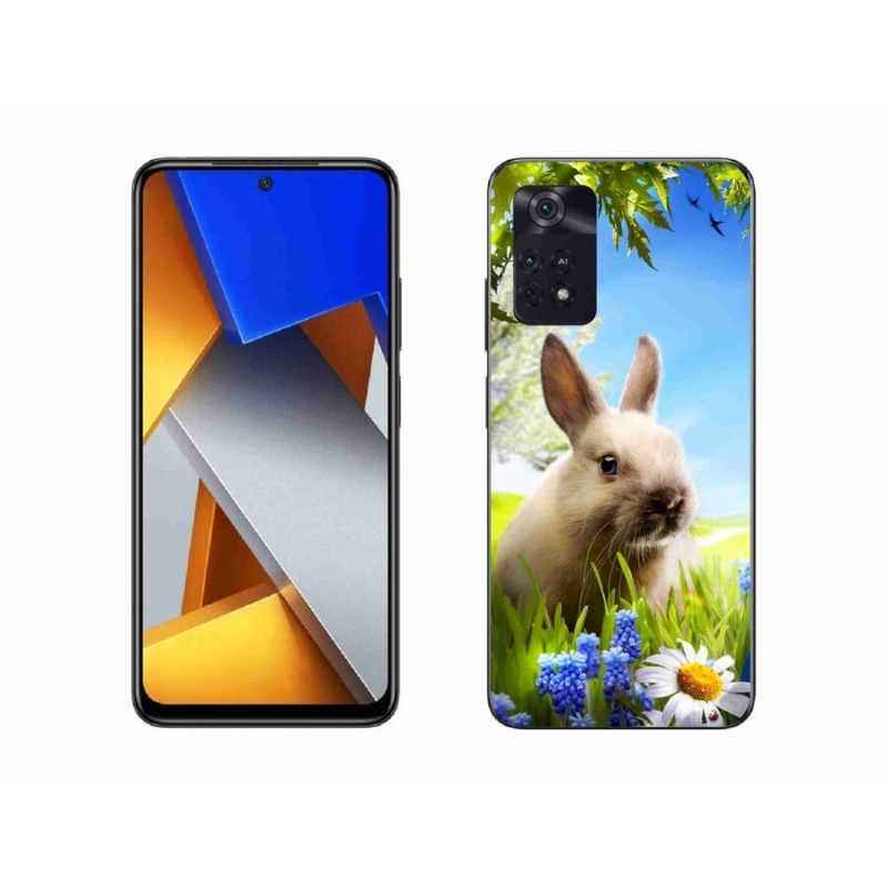 Gél borítás mmCase a Xiaomi Poco M4 Pro 4G számára - nyuszi