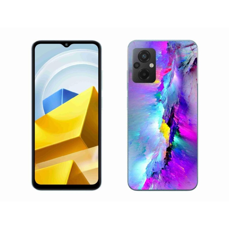 Gél borítás mmCase a Xiaomi Poco M5 4G-hez - absztrakt