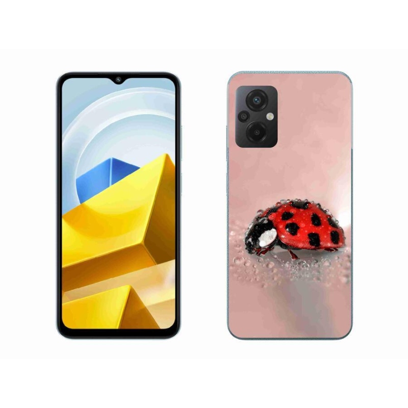 Gél borítás mmCase a Xiaomi Poco M5 4G-hez - katicabogár
