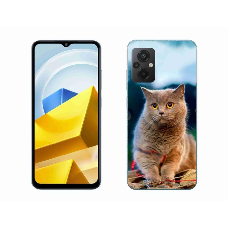 Gél védőburkolat mmCase a Xiaomi Poco M5 4G-hez - brit kék 2