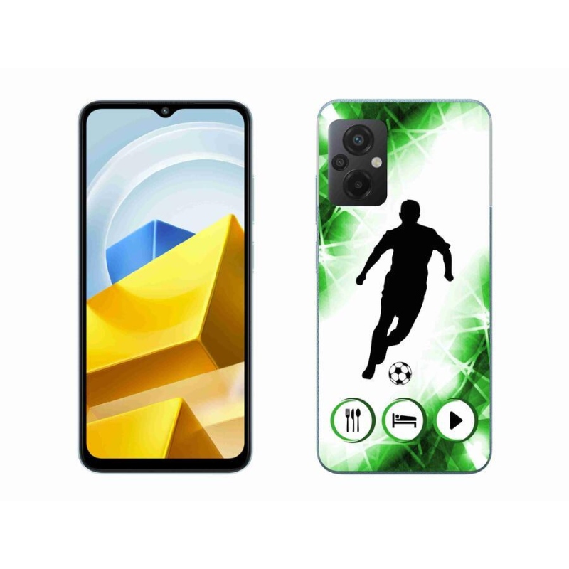 Gél borítás mmCase a Xiaomi Poco M5 4G-hez - focista