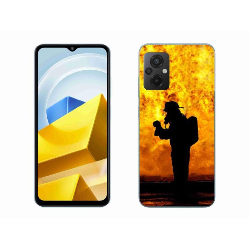 Gél borítás mmCase a Xiaomi Poco M5 4G-hez - tűzoltó