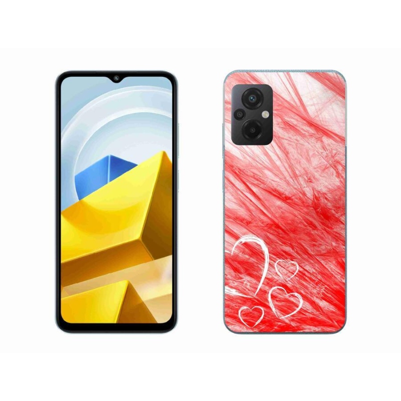 Gél borítás mmCase a Xiaomi Poco M5 4G-hez - szív