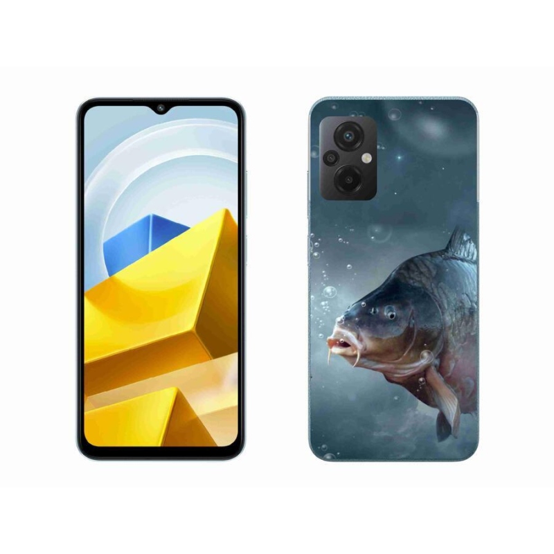 Gél borítás mmCase a Xiaomi Poco M5 4G-hez - ponty és buborékok