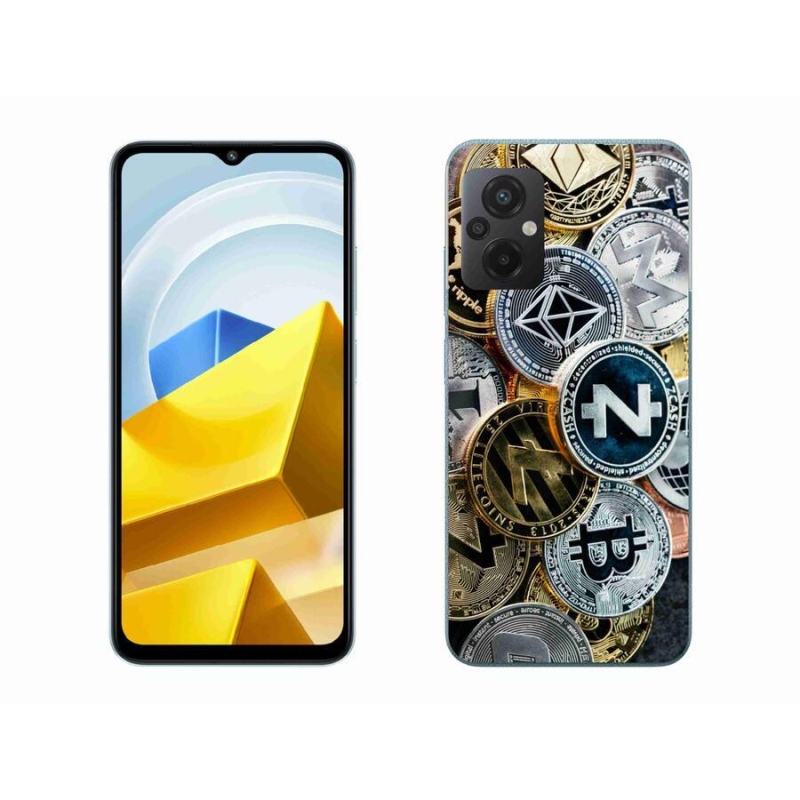 Gél borítás mmCase a Xiaomi Poco M5 4G számára - kriptovaluták