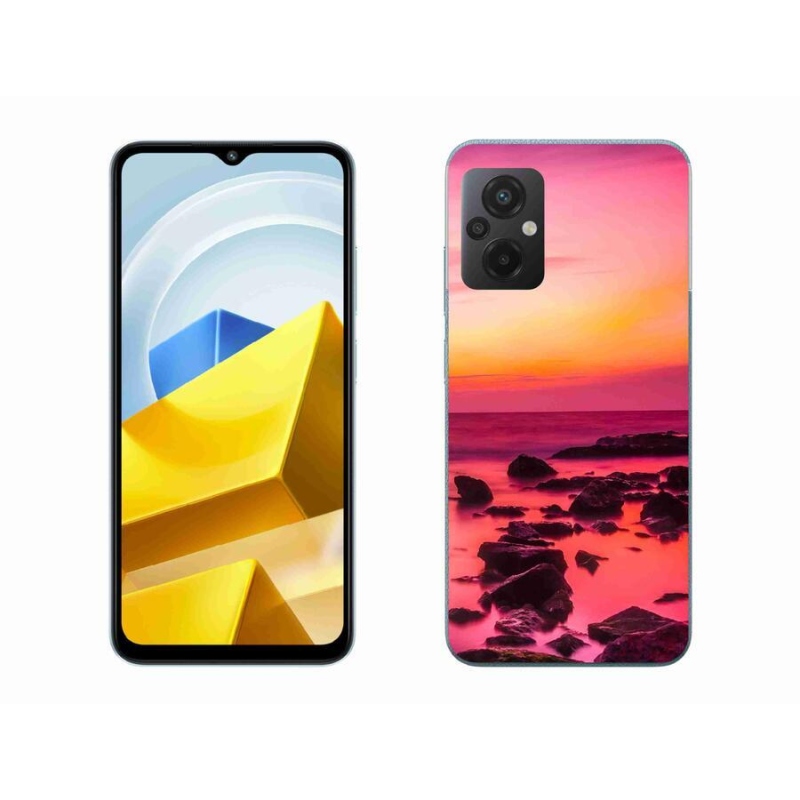 Gél borítás mmCase a Xiaomi Poco M5 4G-hez - tenger és ragyogás