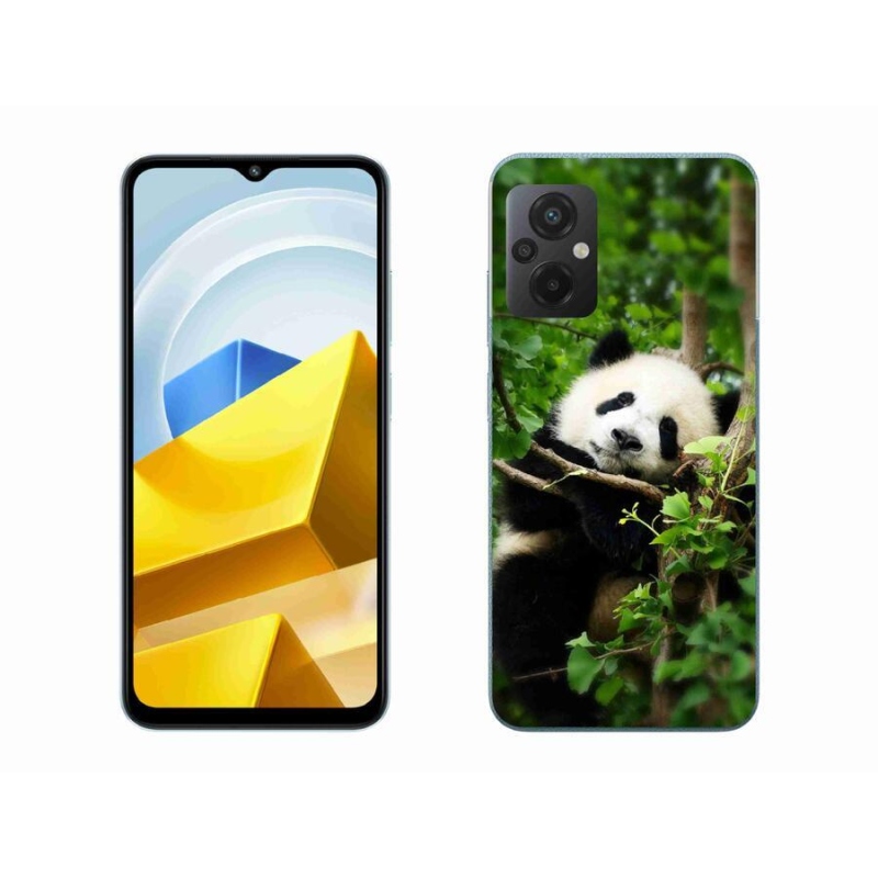 Gél borítás mmCase a Xiaomi Poco M5 4G-hez - panda