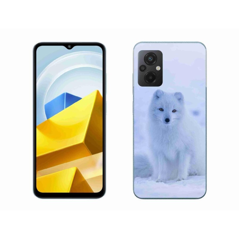 Gél borítás mmCase a Xiaomi Poco M5 4G-hez - polár róka