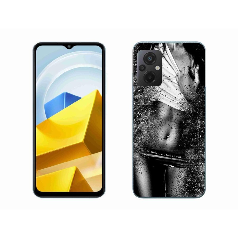 Gél borító mmCase a Xiaomi Poco M5 4G-hez - szexi nő 1