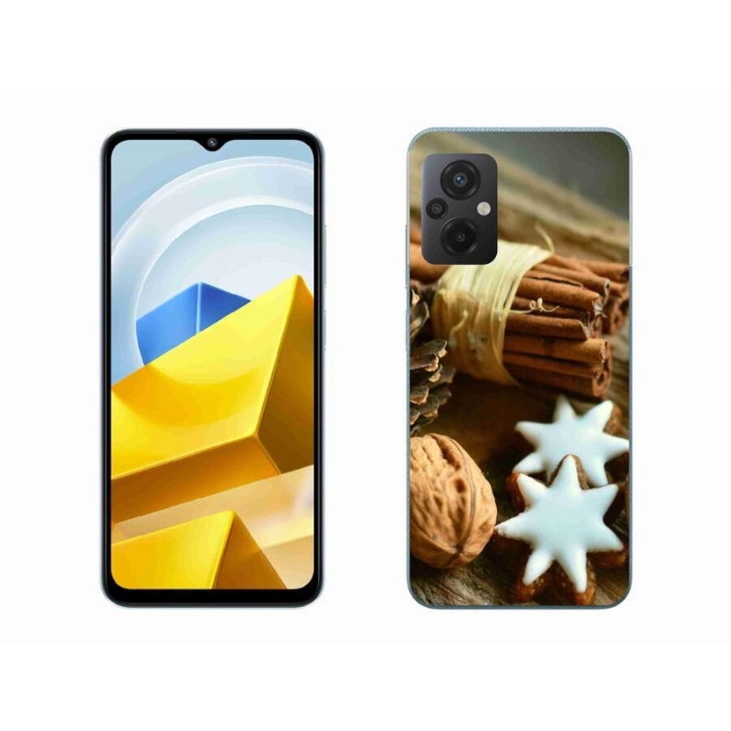 Gél borítás mmCase a Xiaomi Poco M5 4G-hez - fahéj és mézeskalács