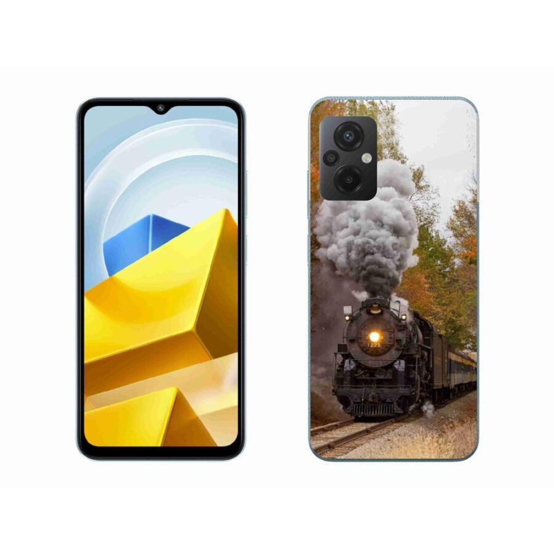 Gél borítás mmCase a Xiaomi Poco M5 4G készülékhez - Train 1