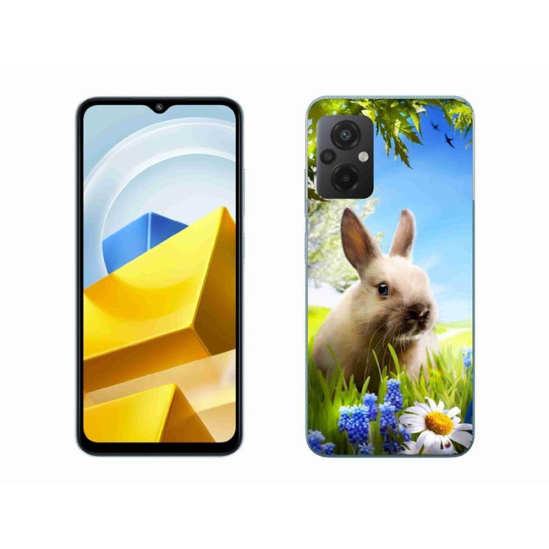 Gél borítás mmCase a Xiaomi Poco M5 4G-hez - nyuszi