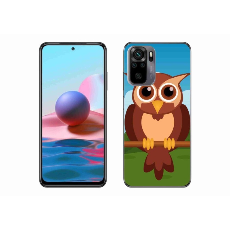 Gél borítás mmCase a Xiaomi Poco M5s készülékhez - rajzfilm bagoly