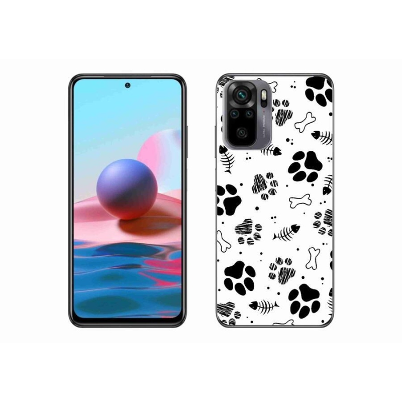 Gél borítás mmCase a Xiaomi Poco M5s készülékhez - kutyamancsok 1