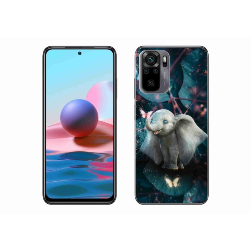 Gél borítás mmCase a Xiaomi Poco M5s készülékhez - aranyos elefánt