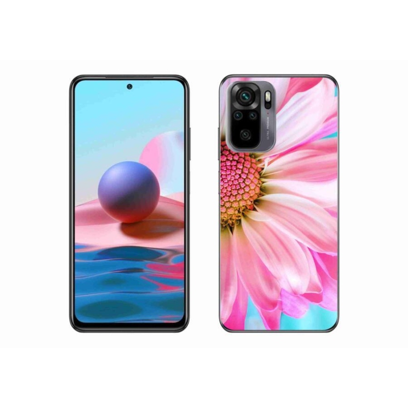 Gél borítás mmCase a Xiaomi Poco M5s készülékhez - rózsaszín virág