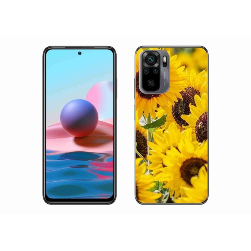 Gél borítás mmCase a Xiaomi Poco M5s készülékhez - Napraforgó