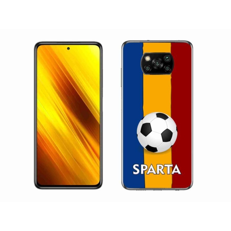 Gél borítás mmCase a Xiaomi Poco X3-hoz - futball 1