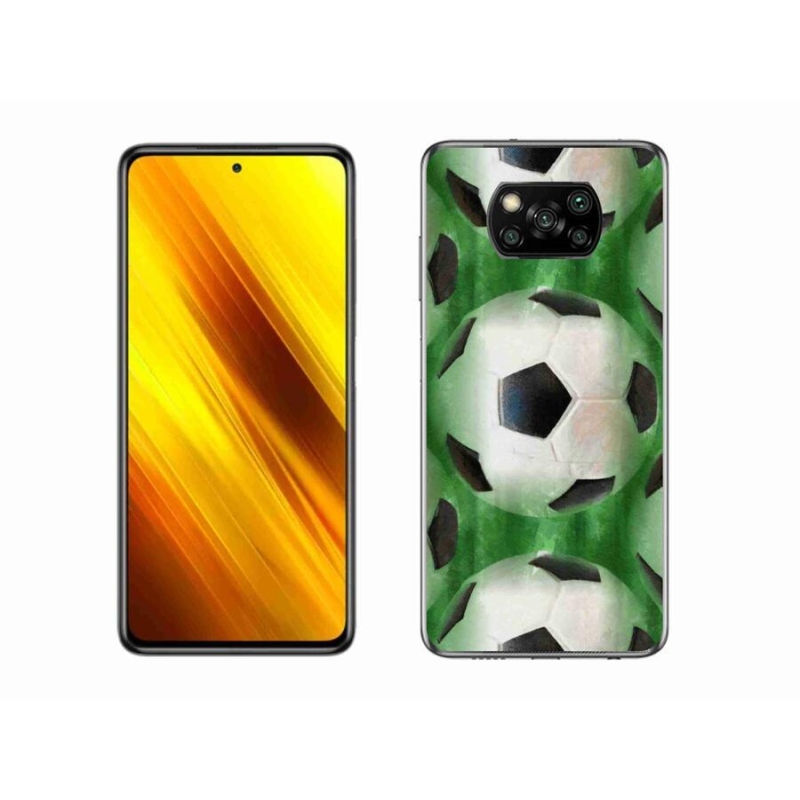 Gél borítás mmCase a Xiaomi Poco X3-hoz - focilabda