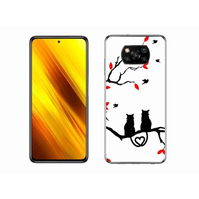 Gél borítás mmCase a Xiaomi Poco X3-hoz - macska szeretet