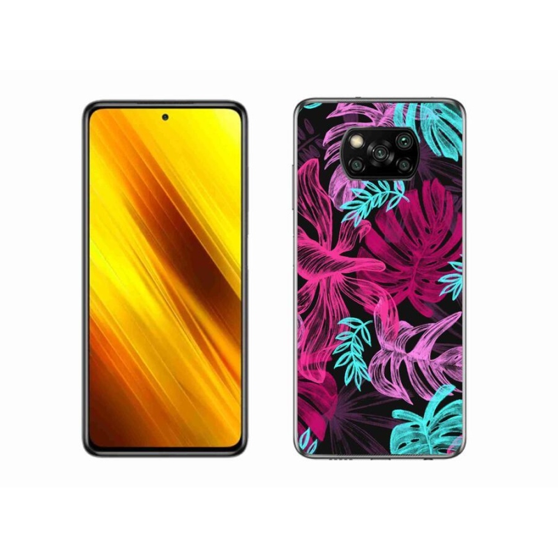 Gél borítás mmCase a Xiaomi Poco X3-hoz - virágok 1