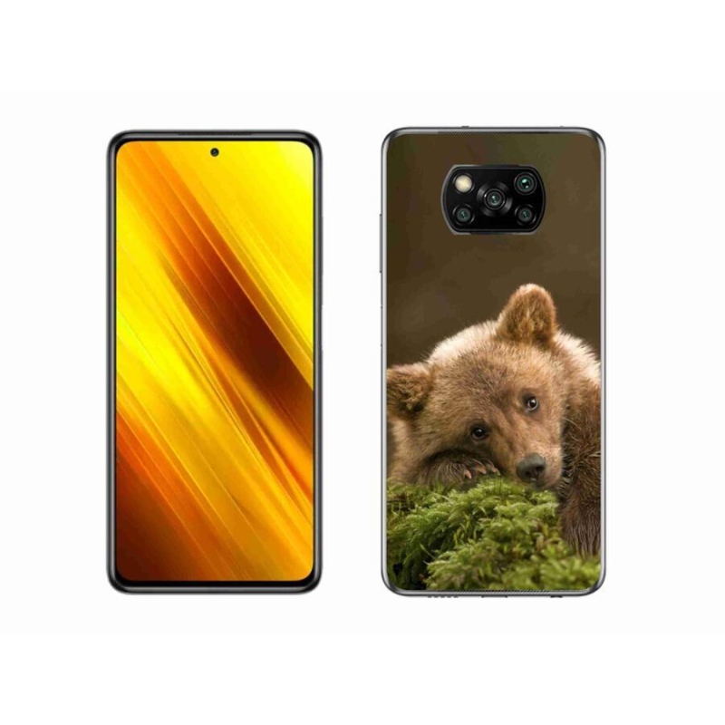 Gél borítás mmCase a Xiaomi Poco X3-hoz - medve