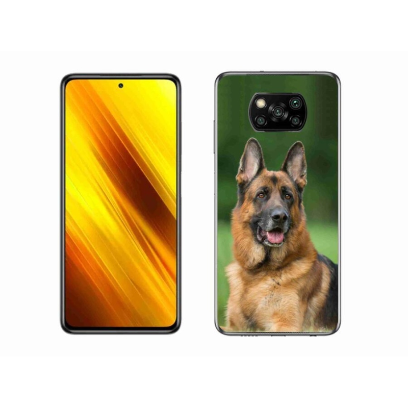 Gél borító mmCase a Xiaomi Poco X3-hoz - Német juhászkutya