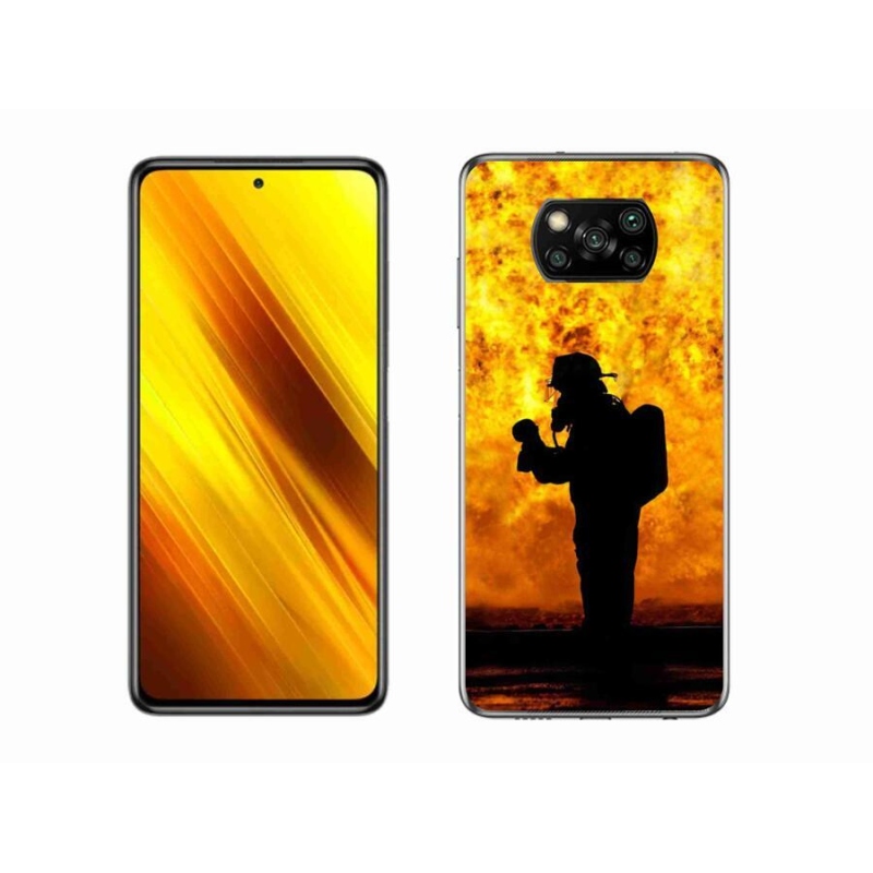 Gél borítás mmCase a Xiaomi Poco X3 Pro számára - tűzoltó