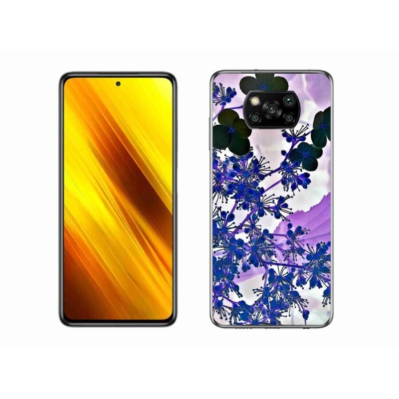 Gél borítás mmCase a Xiaomi Poco X3 Pro számára - hortenzia virág
