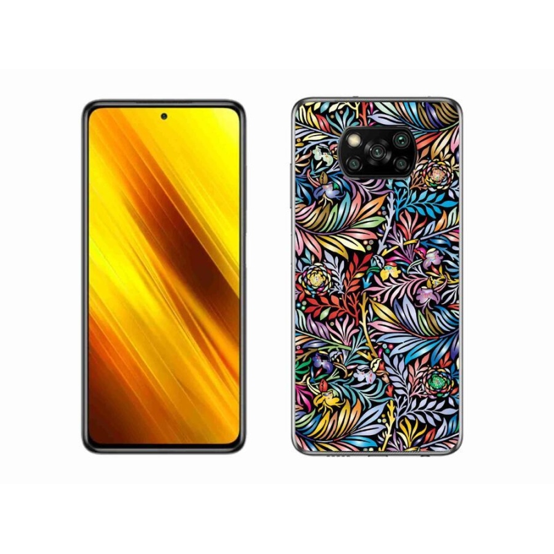 Gél borító mmCase a Xiaomi Poco X3 Pro számára - virágok 5
