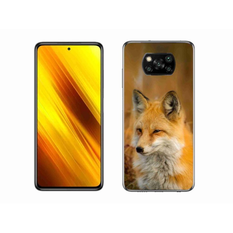 Gél borítás mmCase a Xiaomi Poco X3 Pro számára - róka