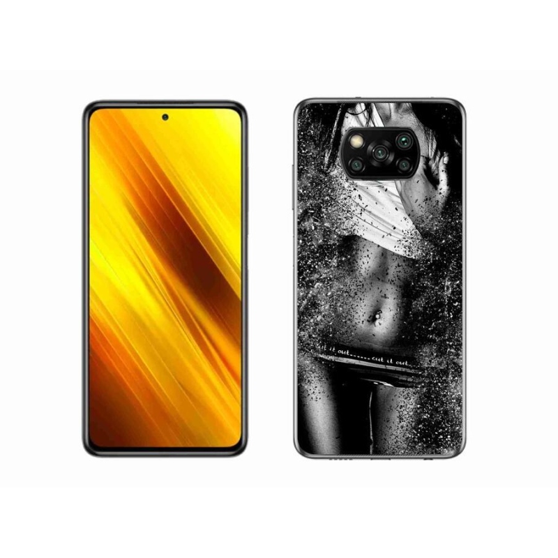 Gél borítás mmCase a Xiaomi Poco X3 Pro számára - szexi nő 1