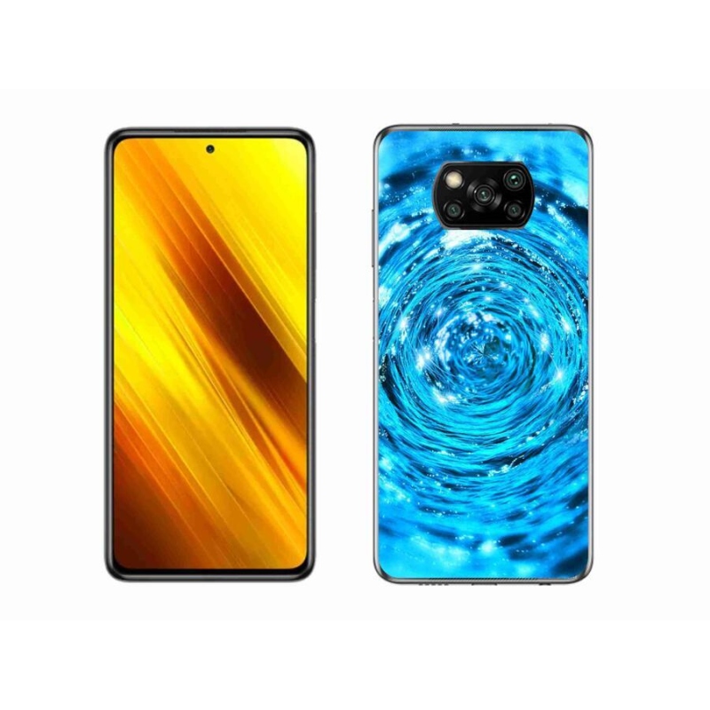 Gél borítás mmCase a Xiaomi Poco X3 Pro számára - water vortex