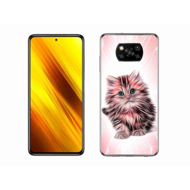Gél borítás mmCase a Xiaomi Poco X3-hoz - aranyos cica