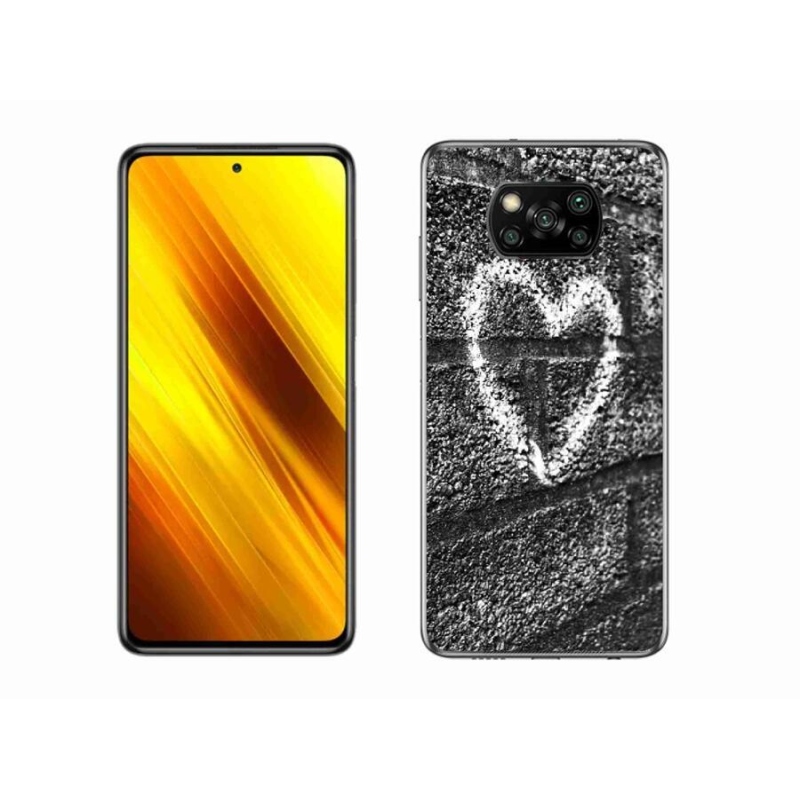 Gél borítás mmCase a Xiaomi Poco X3-hoz - szív a falon