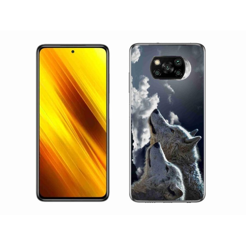Gél borítás mmCase a Xiaomi Poco X3-hoz - farkasok