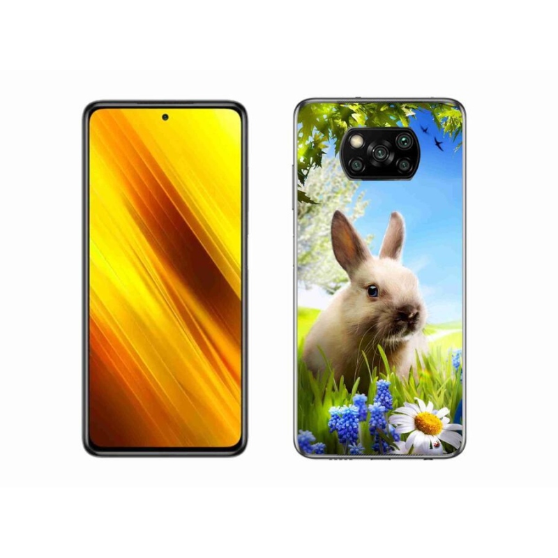Gél borítás mmCase a Xiaomi Poco X3-hoz - nyuszi