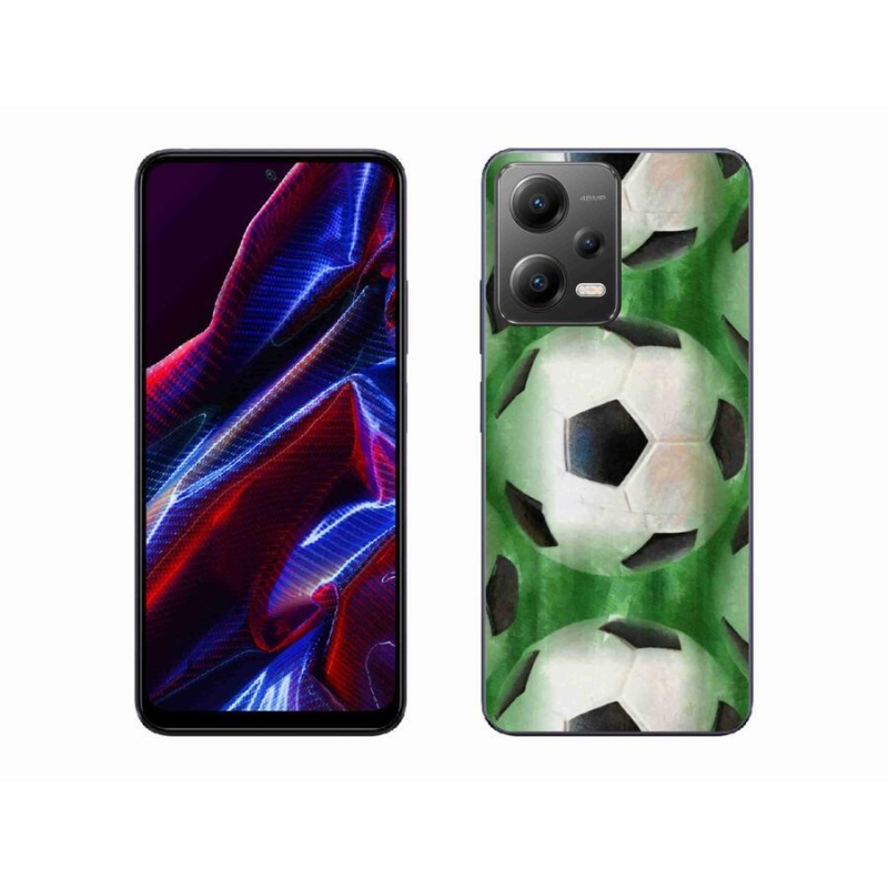 Gél borítás mmCase a Xiaomi Poco X5 5G-hez - focilabda