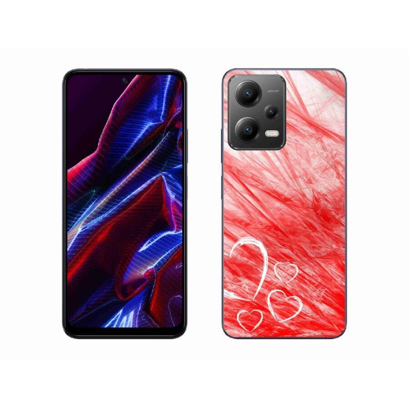 Gél borítás mmCase a Xiaomi Poco X5 5G-hez - szív